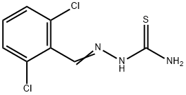 2,6-DICHLOROBENZALDEHYDE THIOSEMICARBAZONE Struktur