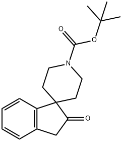 tert-Butyl 2-oxo-2,3-dihydrospiro[indene-1,4'-piperidine]-1'-carboxylate Structure