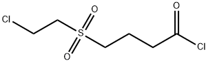 4-(2-氯乙基砜基)丁酰氯 结构式