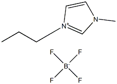 1-メチル-3-プロピルイミダゾリウムテトラフルオロボラート 化学構造式