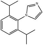 1-(2,6-二异丙基苯基)咪唑, 25364-47-0, 结构式