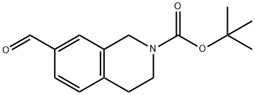 2-BOC-7-甲醛-1,2,3,4-四氢异喹啉, 253801-24-0, 结构式