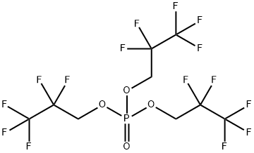 Tris(2,2,3,3,3-pentafluoropropyl)phosphate Struktur