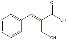 2-Hydroxymethyl-3-phenyl-acrylic acid 结构式