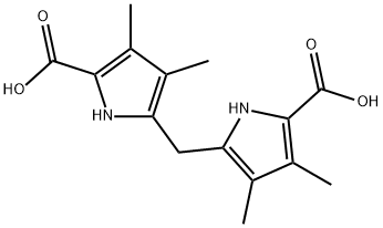 5,5'-METHYLENEBIS(3,4-DIMETHYL-1H-PYRROLE-2-CARBOXYLIC ACID) Struktur