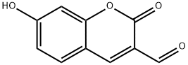 7-Hydroxy-2-oxo-2H-chromene-3-carbaldehyde Struktur