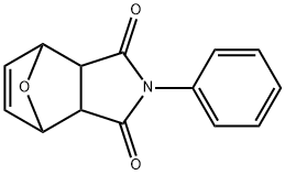2-PHENYL-3A,4,7,7A-TETRAHYDRO-OCTAHYDRO-1H-4,7-EPOXYISOINDOLE-1,3-DION., 27742-33-2, 结构式