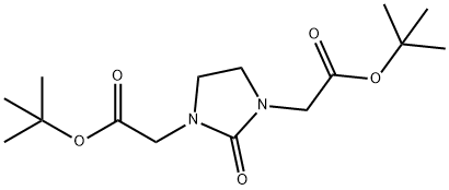di-tert-butyl 2,2'-(2-oxoimidazolidine-1,3-diyl)diacetate Structure