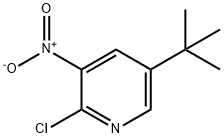 2-氯-3硝基-5-叔丁基吡啶, 294852-28-1, 结构式
