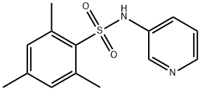 2,4,6-trimethyl-N-(3-pyridinyl)benzenesulfonamide Struktur