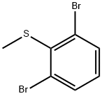 1,3-Dibromo-2-(methylthio)benzene Struktur