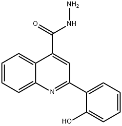 2-(2-hydroxyphenyl)quinoline-4-carbohydrazide Struktur