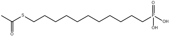 11-(Acetylthio)undecylphosphonic acid Structure