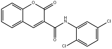 N-(2,5-dichlorophenyl)-2-oxo-2H-chromene-3-carboxamide Struktur