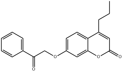 7-(2-oxo-2-phenylethoxy)-4-propyl-2H-chromen-2-one,307546-72-1,结构式