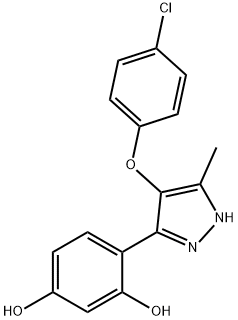 308298-51-3 4-[4-(4-chlorophenoxy)-5-methyl-1H-pyrazol-3-yl]-1,3-Benzenediol
