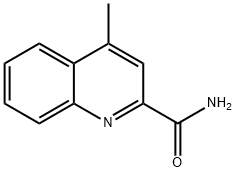 4-Methylquinoline-2-carboxamide 化学構造式