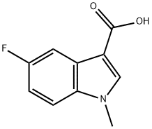 1H-Indole-3-carboxylic acid, 5-fluoro-1-methyl-
 Struktur