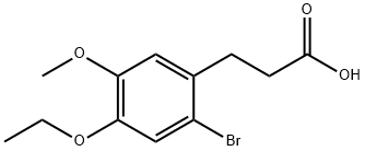 3-(2-Bromo-4-ethoxy-5-methoxyphenyl)propanoic acid|