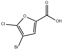4-溴-5-氯-2-糠酸, 31491-40-4, 结构式