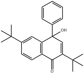 2,6-DI-TERT-BUTYL-4-HYDROXY-4-PHENYL-1(4H)-NAPHTHALENONE Struktur
