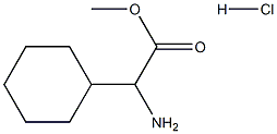 Methyl a-amino-cyclohexaneacetate HCl Structure