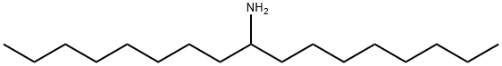 ヘプタデカン-9-アミン 化学構造式