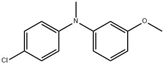 N-(4-Chlorophenyl)-3-methoxy-N-methylaniline 结构式