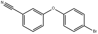 3-(4-bromophenoxy)benzonitrile Struktur