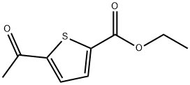 5-乙酰噻吩-2-甲酸乙酯 结构式