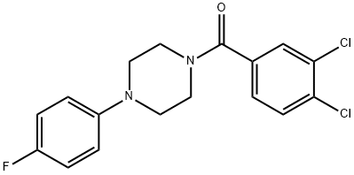 333347-02-7 (3,4-dichlorophenyl)[4-(4-fluorophenyl)piperazin-1-yl]methanone