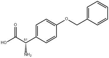 (2S)-2-AMINO-2-[4-(PHENYLMETHOXY)PHENYL]ACETIC ACID Structure