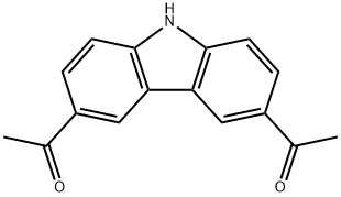 1,1'-(9H-carbazole-3,6-diyl)diethanone Struktur