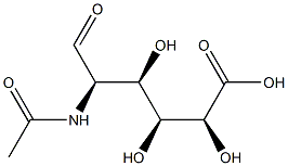 2-Acetamido-2-deoxy-D-glucuronic Acid Struktur