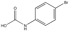 p-Bromophenylcarbamic acid Struktur