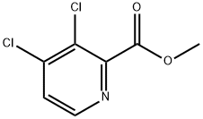 3,4-Dichloro-2-pyridinecarboxylic acid methyl ester Structure