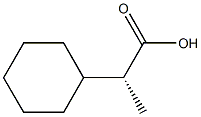 (R)-2-Cyclohexyl-propionic acid Structure