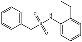 N-(2-ethylphenyl)-1-phenylmethanesulfonamide Structure
