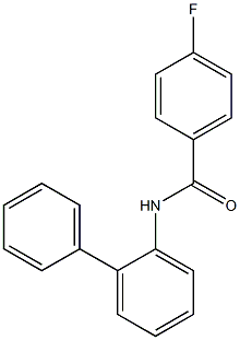 N-[1,1'-biphenyl]-2-yl-4-fluorobenzamide,349129-77-7,结构式