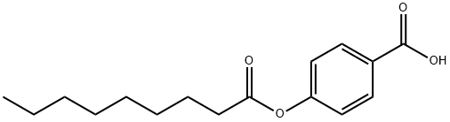 4-nonanoyloxybenzoic acid Struktur
