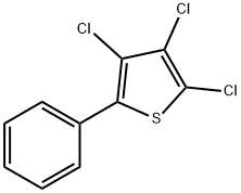 2-PHENYL-3,4,5-TRICHLOROTHIOPHENE Struktur