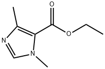 1,4-二甲基-1H-咪唑-5-羧酸乙酯 结构式