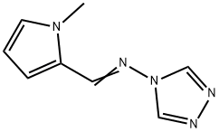 N-[(E)-(1-methyl-1H-pyrrol-2-yl)methylidene]-4H-1,2,4-triazol-4-amine Structure