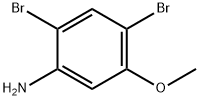 2,4-ジブロモ-5-メトキシアニリン 化学構造式