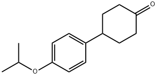 4-(4-Isopropoxyphenyl)cyclohexanone, 365553-47-5, 结构式