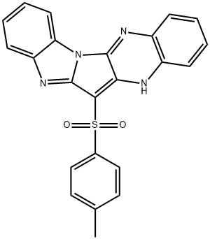 12-tosyl-13H-benzo[4',5']imidazo[1',2':1,5]pyrrolo[2,3-b]quinoxaline Structure