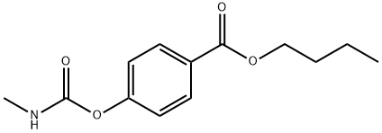 4-(BUTOXYCARBONYL)PHENYL N-METHYLCARBAMATE Structure
