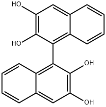 1,1'-ビ(2,3-ナフトジオール) 化学構造式