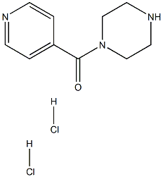 哌嗪-1-基(吡啶-4-基)甲酮二盐酸盐,39640-05-6,结构式