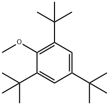 1,3,5-tri-tert-butyl-2-methoxybenzene Struktur